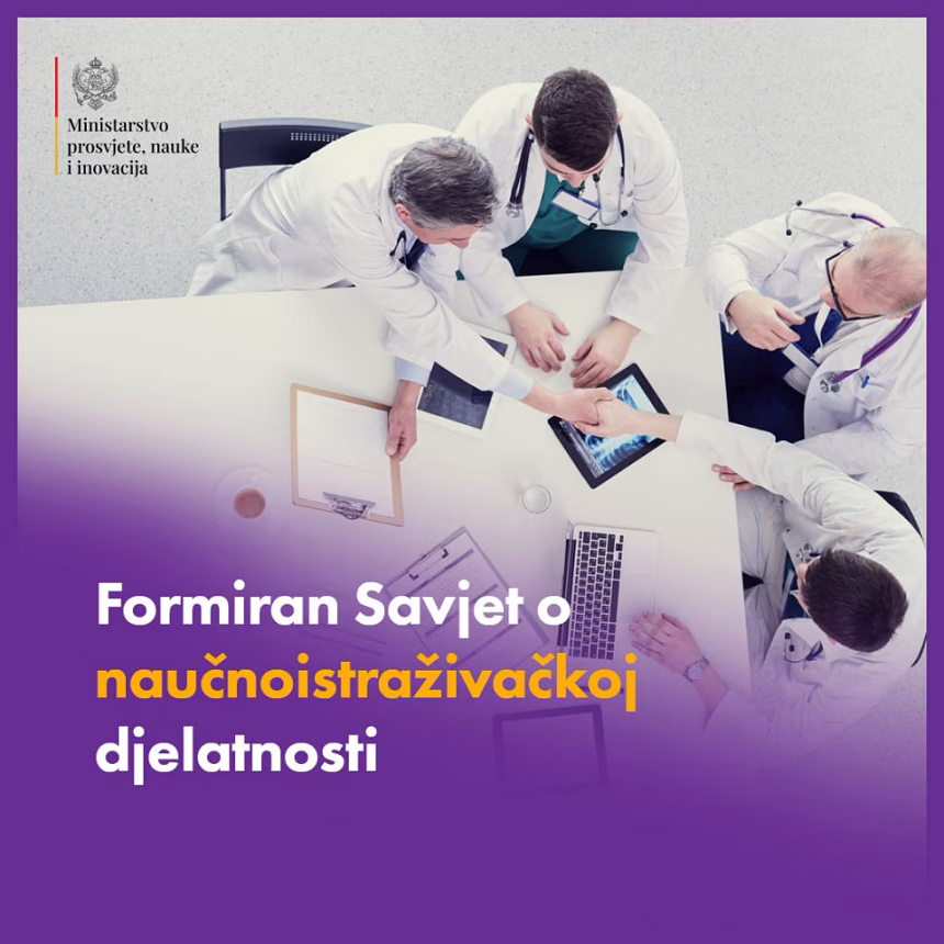 Formiran Savjet za naučnoistraživačku djelatnost