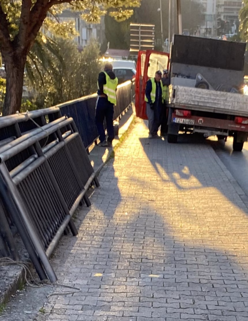 (FOTO) Obnova ograde prema Topliškom putu