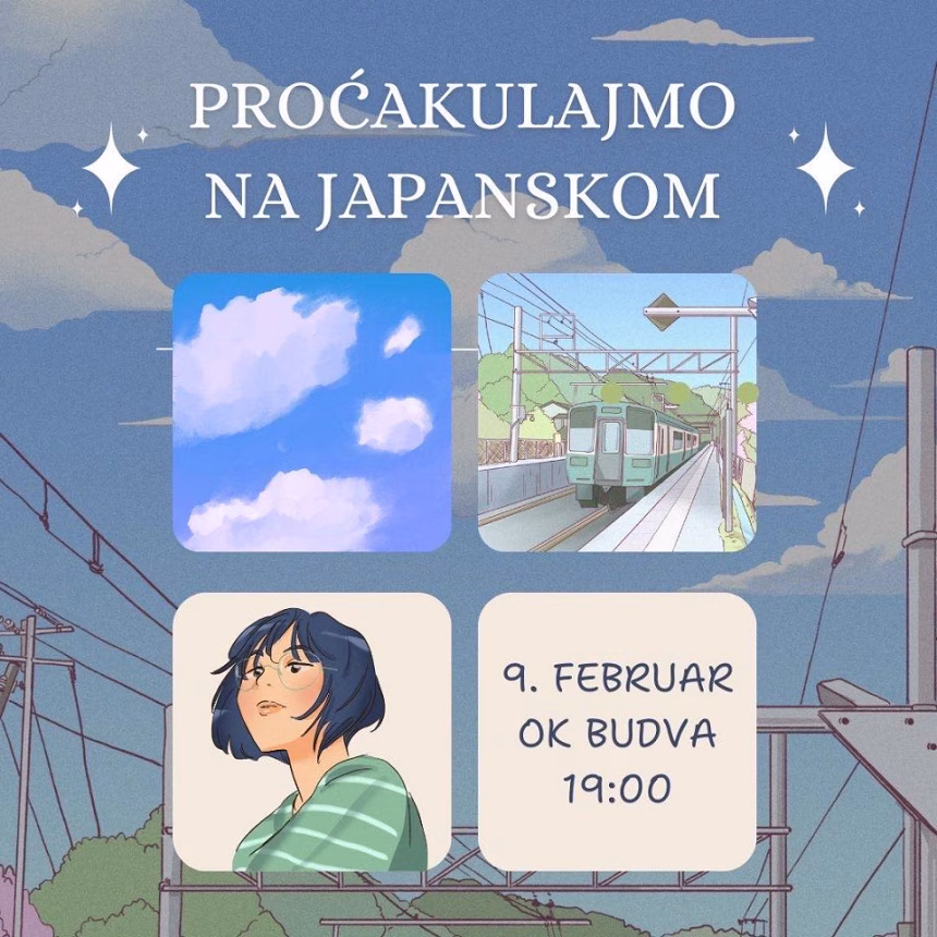 Radionica „Proćakulajmo na japanskom” u Omladinskom klubu Budva
