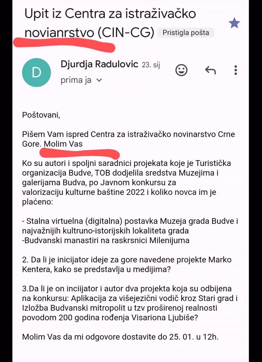 Đurašković: CIN cinculira u poznatom smjeru