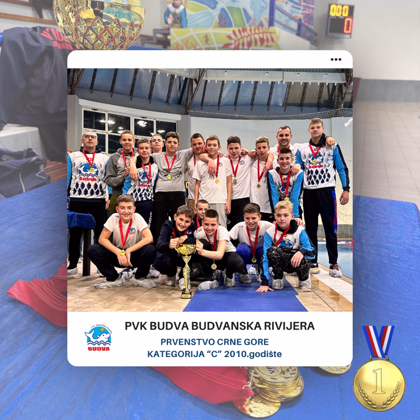 PVK Budva prvak Crne Gore