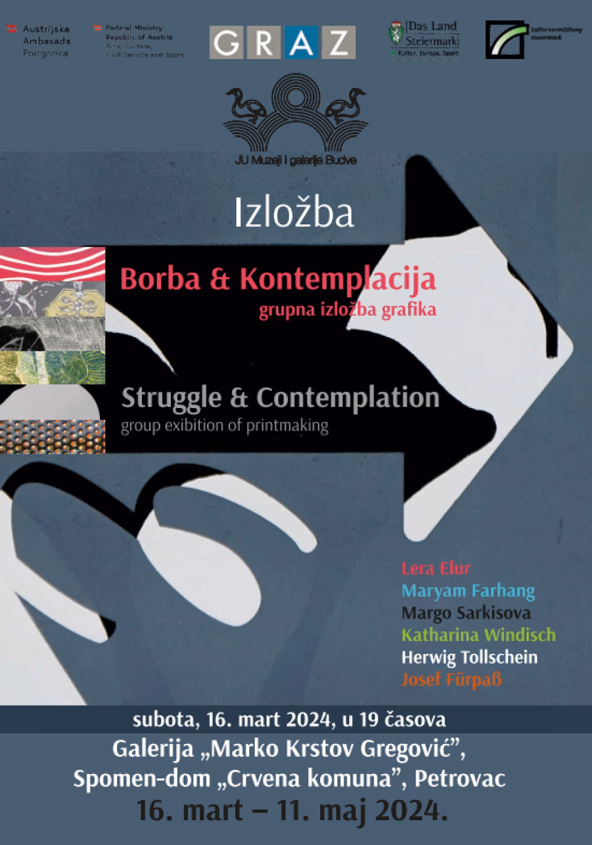 Najava grupne izložbe grafika “Borba & Kontemplacija” sjutra u Petrovcu