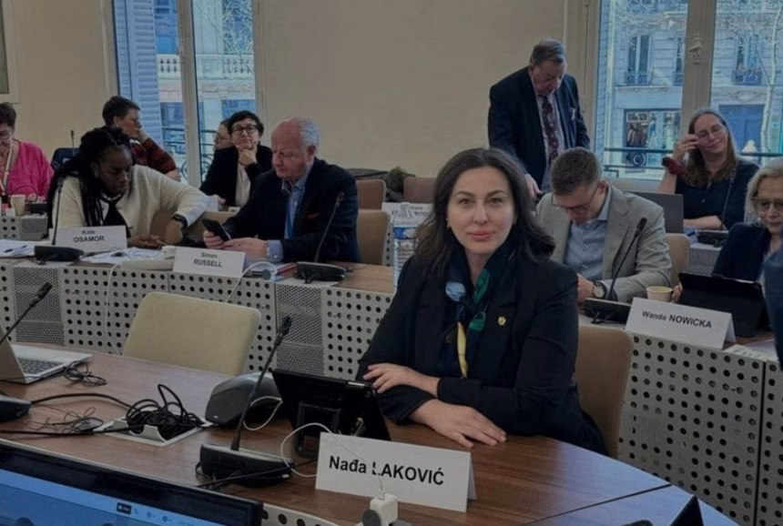 Poslanica Nađa Laković učestvovala na sjednici Komiteta za migracije, izbjeglice i raseljena lica PSSE u Parizu