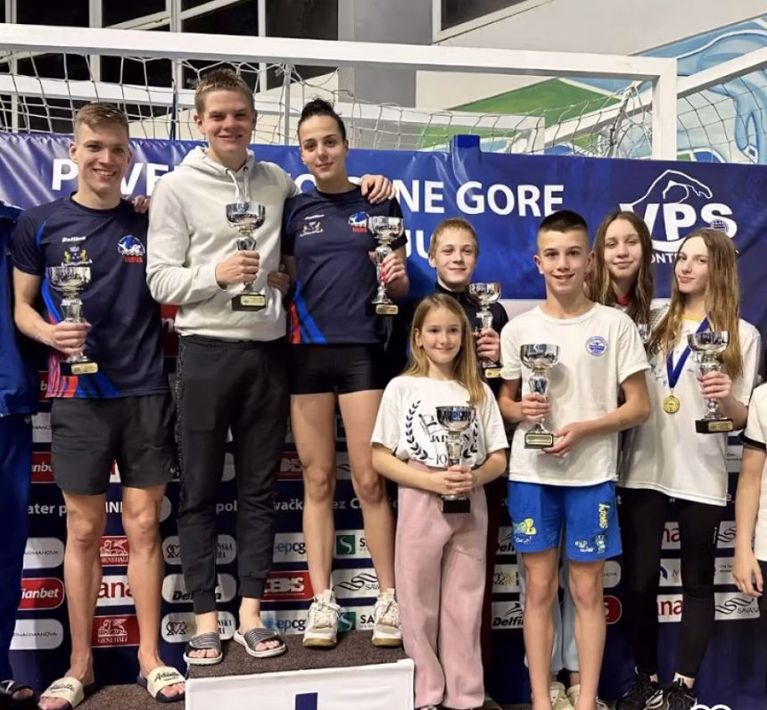 (FOTO): Budvanski plivači oborili 11 državnih rekorda