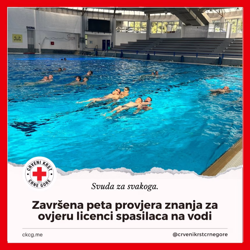 Početkom maja sedmodnevni kursevi za buduće spasioce na vodi