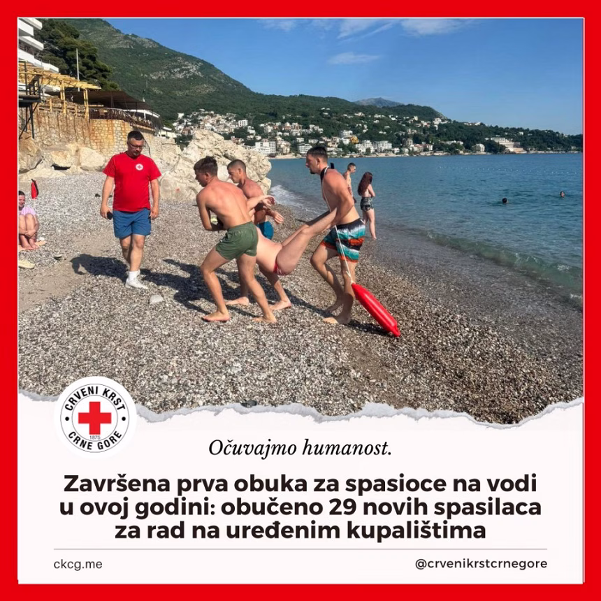 Obučeno 29 spasilaca za rad na uređenim kupalištima