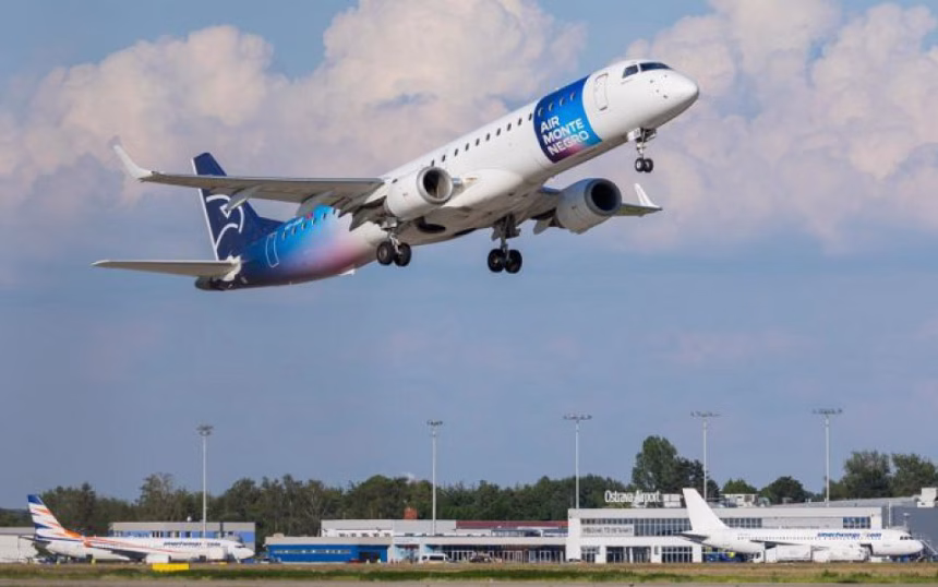 Air Montenegro jednom sedmično ka Ostravi