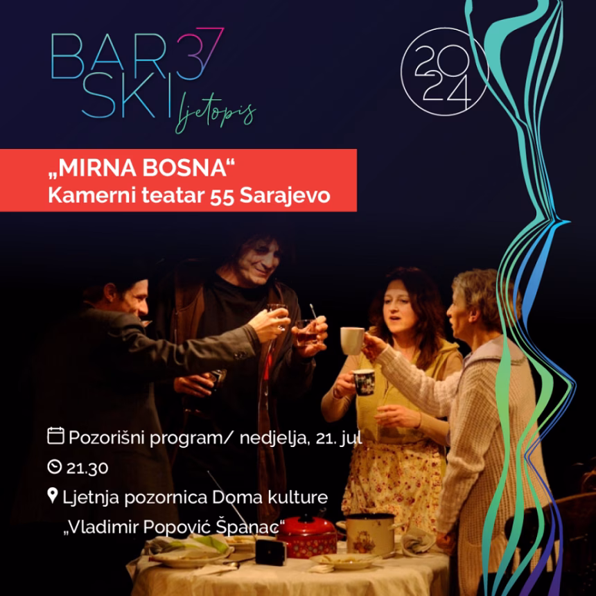 Pozorišni segment „Ljetopisa“ večeras otvara Kamerni teatar 55 Sarajevo