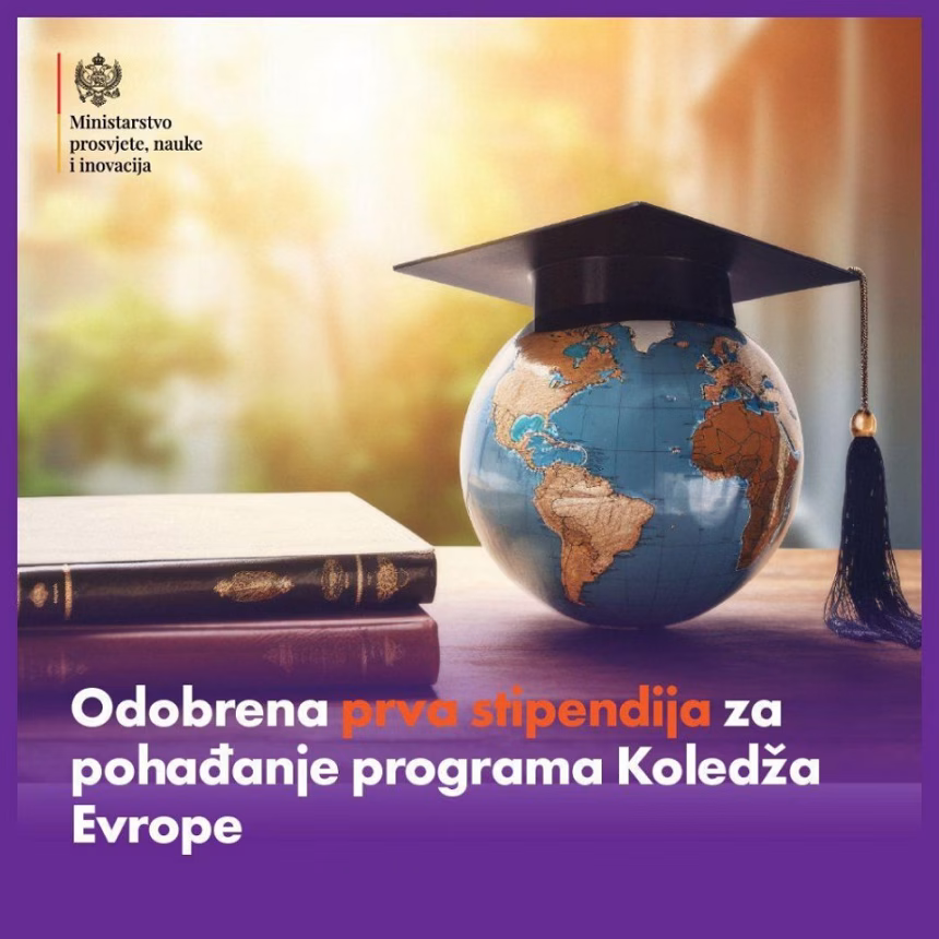 Odobrena prva stipendija za pohađanje programa Koledža Evrope