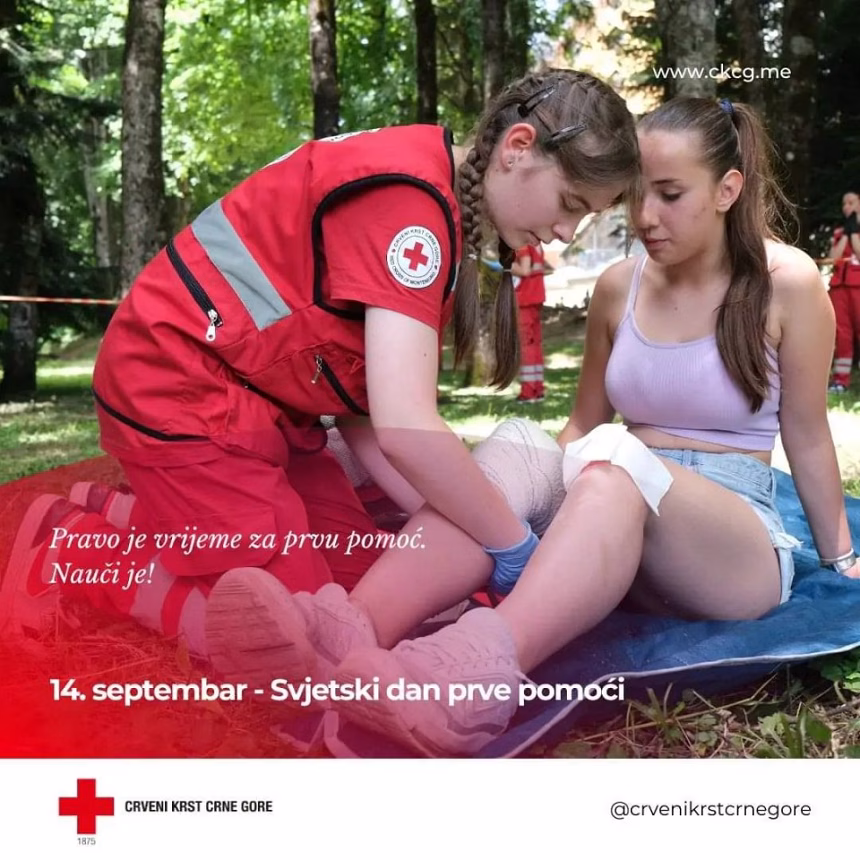 Crveni krst Budva: U susret Svjetskom danu prve pomoći