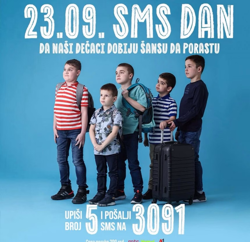 Srcem za mišiće: Humanitarna akcija duga 1000 kilometara, od Srbije preko Slovenije i Hrvatske do Crne Gore za djecu