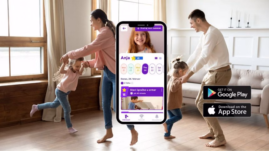 Lansirana besplatna aplikacija „MyTurn”: Kako na zabavan način uključiti djecu u kućne aktivnosti