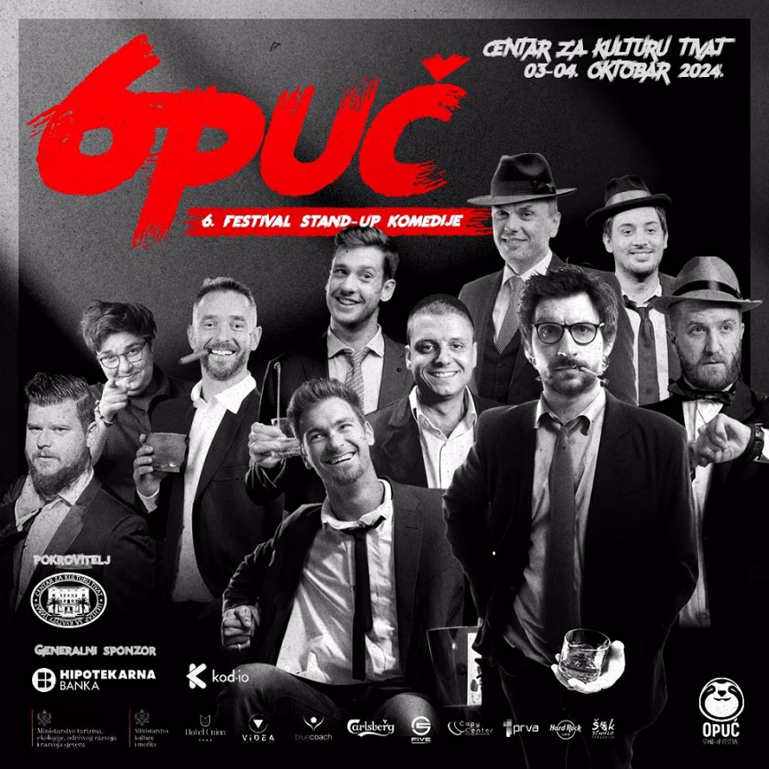 Opuč festival: Regionalni komičari premijerno u Tivtu