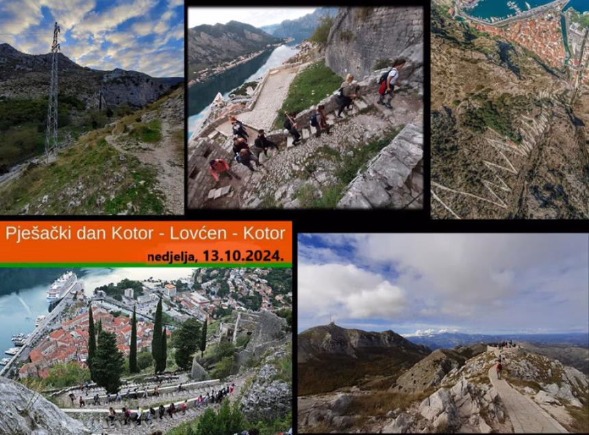 Planinarski klub Vjeverica poziva na 13. pješački dan Kotor – Lovćen – Kotor