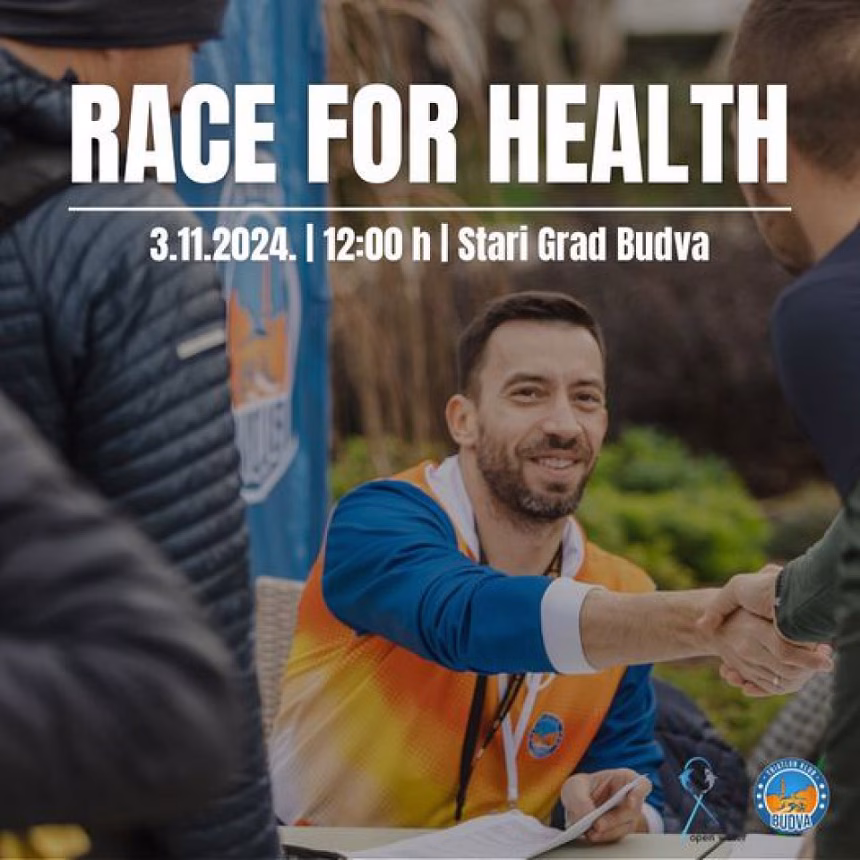Trka za zdravlje početkom novembra u Budvi