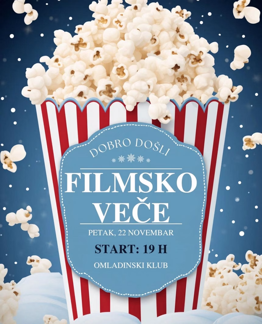 Filmsko veče u Omladinskom klubu Budva: Ovog petka na repertoaru Svi zajedno