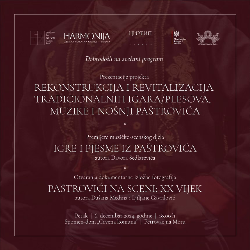 Sjutra u Petrovcu: Očuvanje paštrovske tradicije