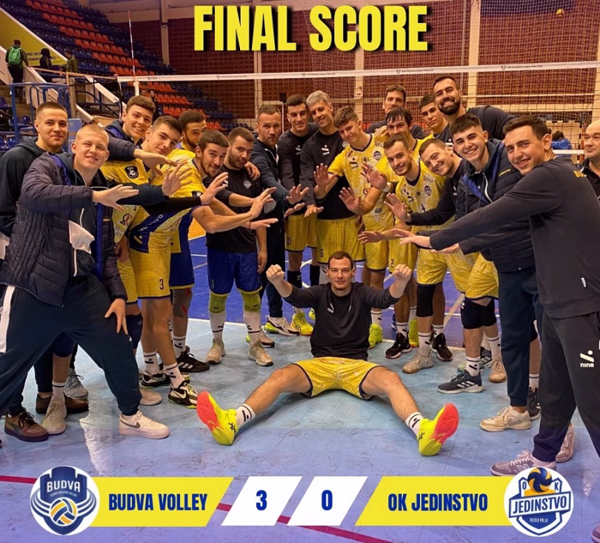 Budvanski odbojkaši savladali ekipu Jedinstva