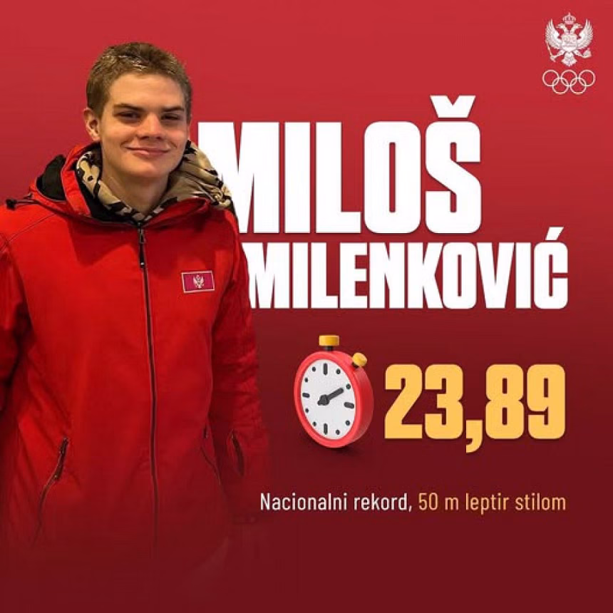 Miloš Milenković oborio još jedan rekord