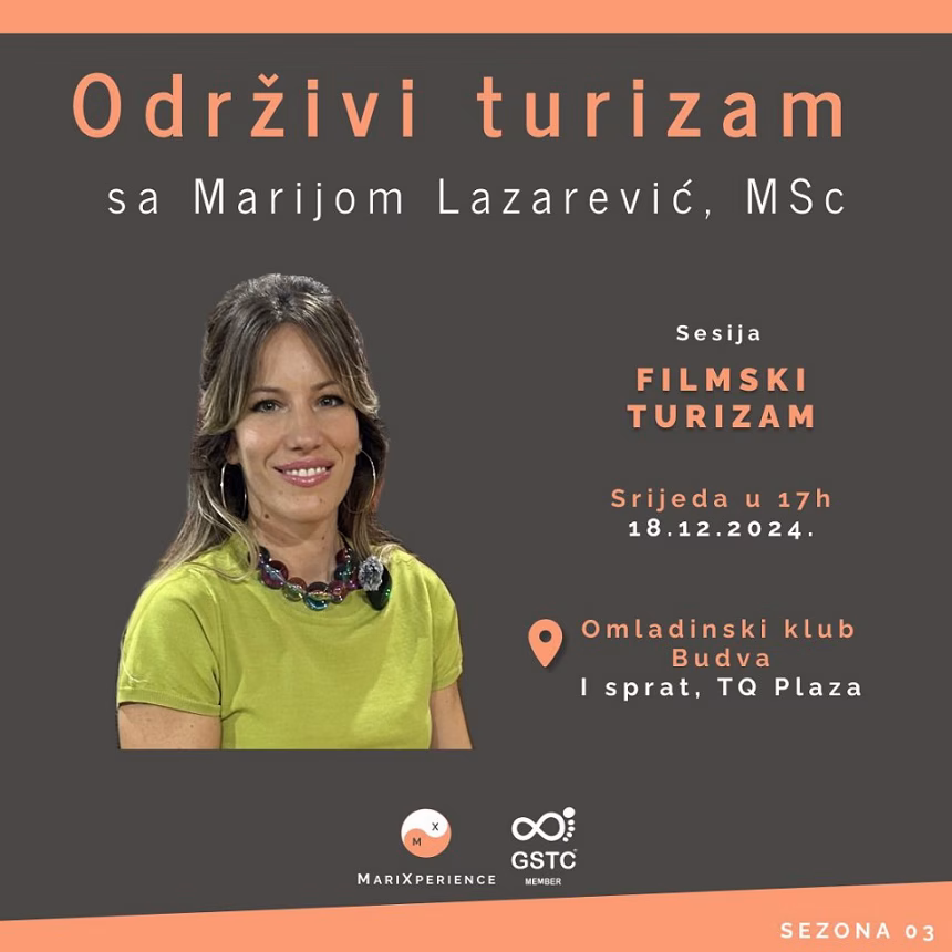 Radionica  „Filmski turizam” sjutra u Budvi