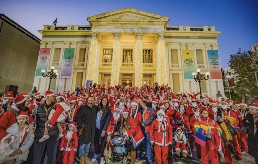Santa Night Run i Crvena noć oživjeli ulice Pireja