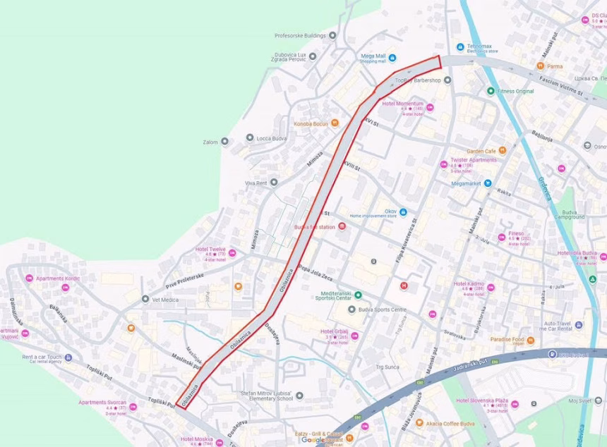 Privremena izmjena saobraćaja u Budvi zbog radova na rasvjeti
