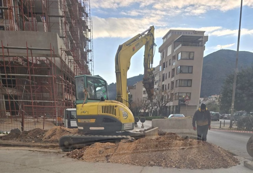 Privremena izmjena saobraćaja u Budvi zbog radova na rasvjeti