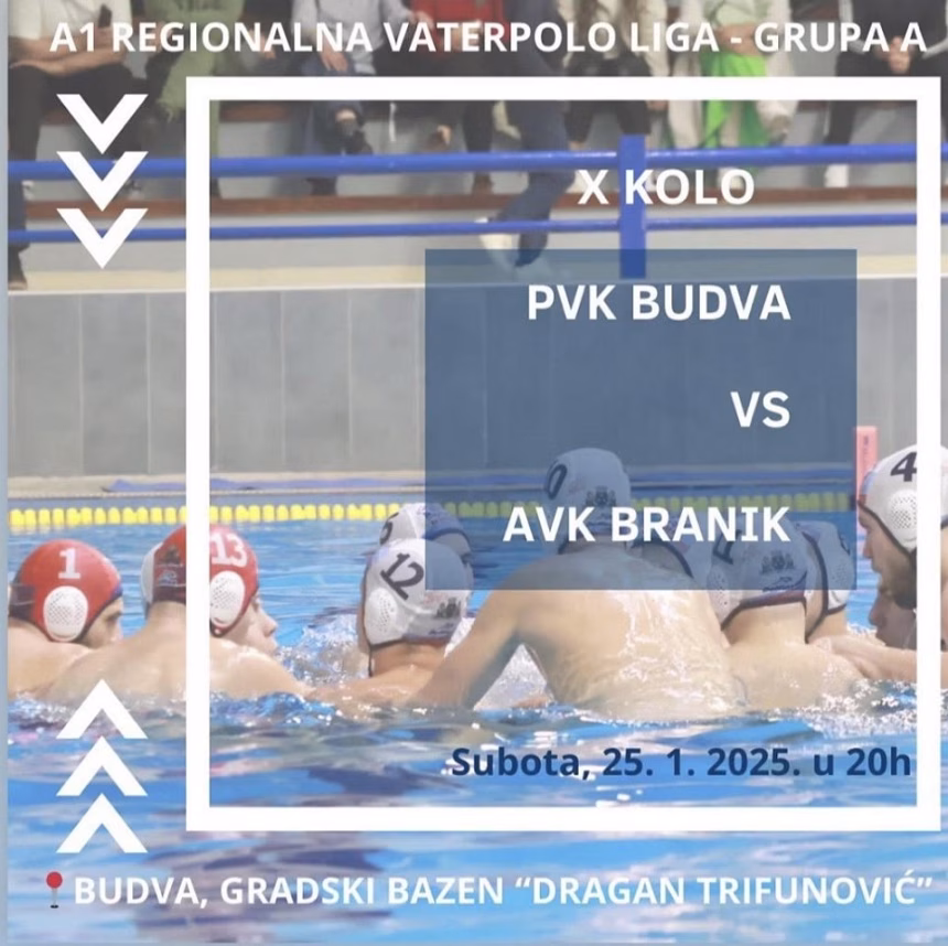 Budva domaćin meča A1 Regionalne vaterpolo lige