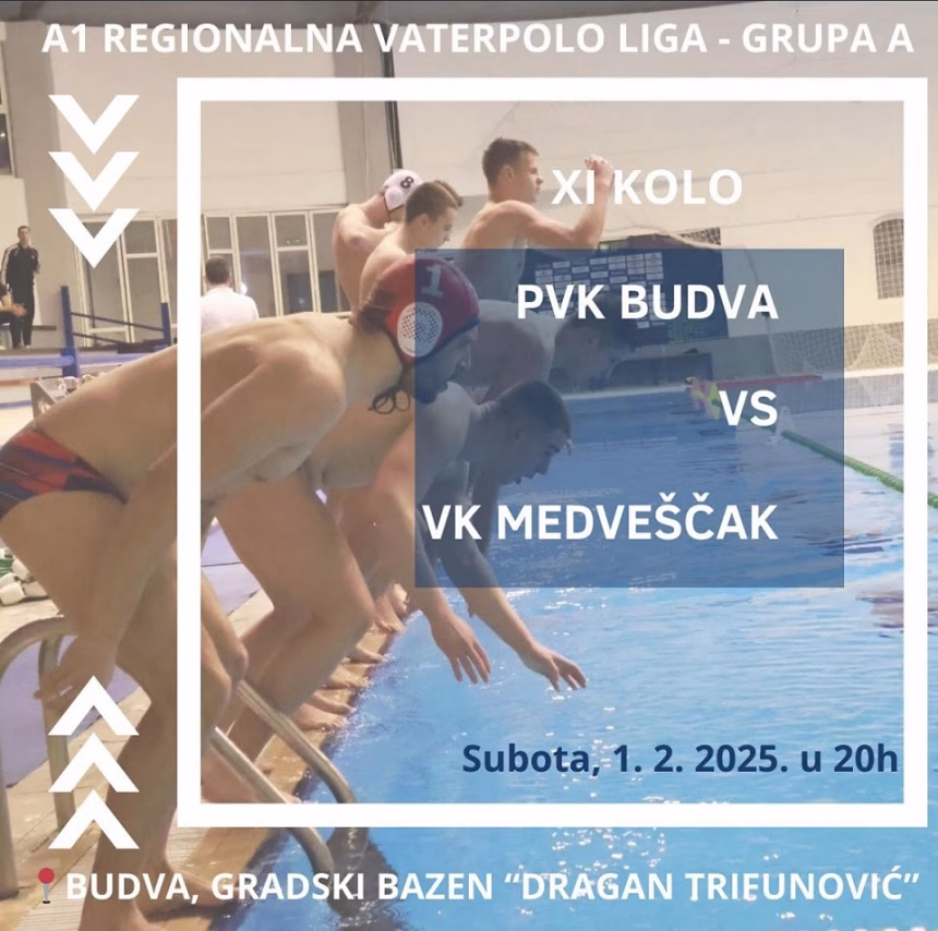 Budvanski vaterpolisti u subotu protiv VK Medveščak