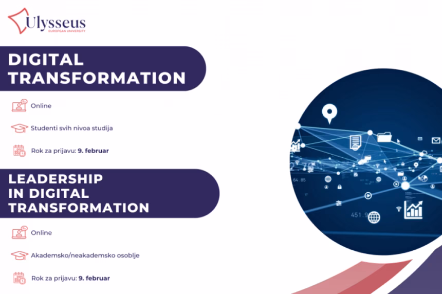 Otvorene prijave za onlajn kurseve na temu digitalne transformacije