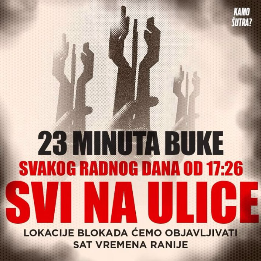 Blokada na kružnom toku u Budvi trajala pola sata