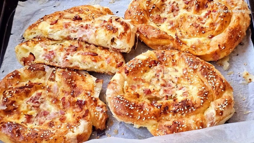 Pita sa šunkom iz bakine kuhinje