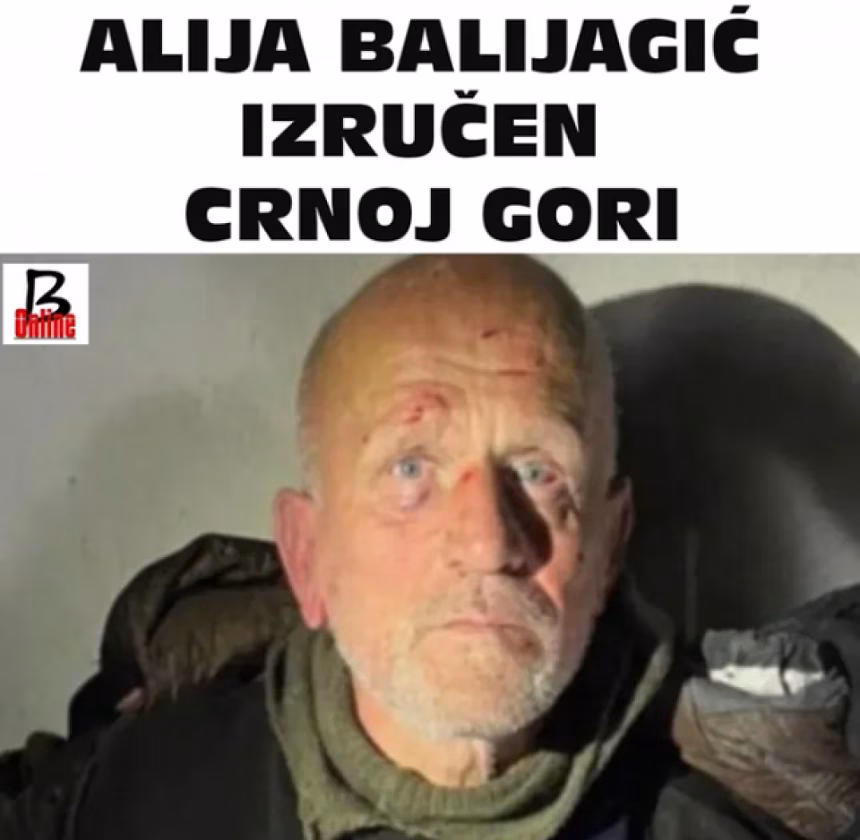 Balijagić izručen Crnoj Gori