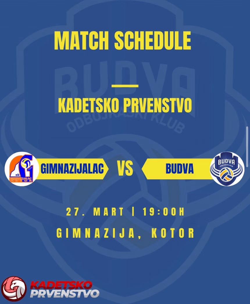 Odbojkašice Budve u polufinalu kadetskog prvenstva