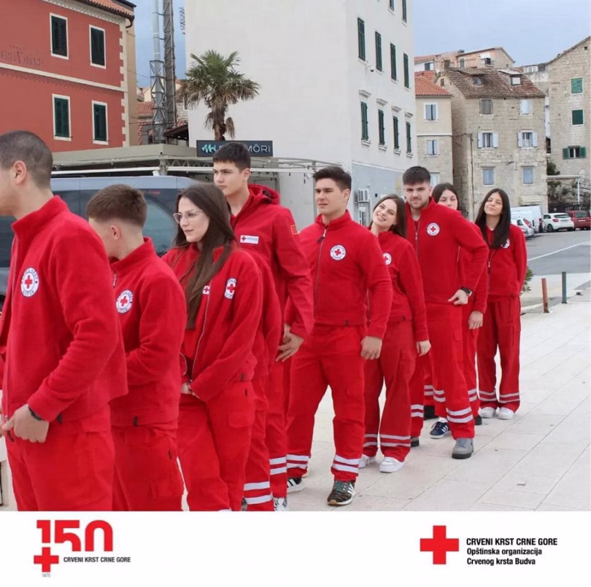 Volonteri Crvenog krsta Budva u Splitu: 150 koraka humanosti
