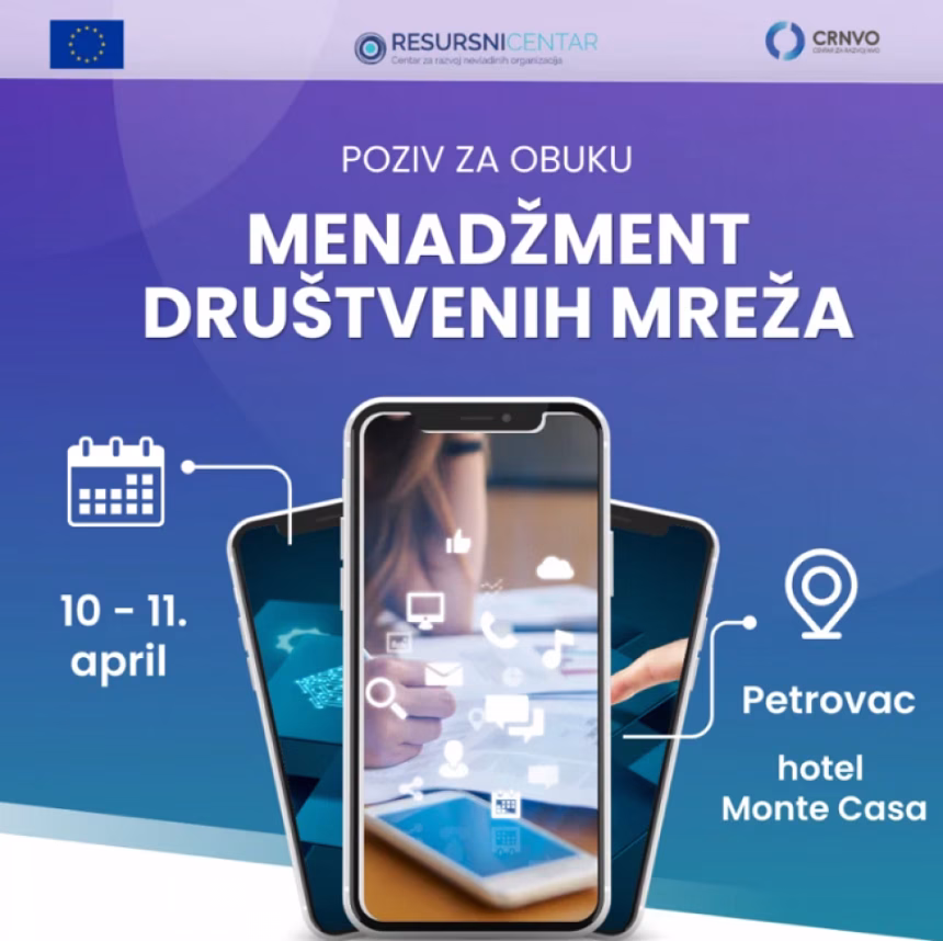 Obuka „Menadžment društvenih mreža” u Petrovcu