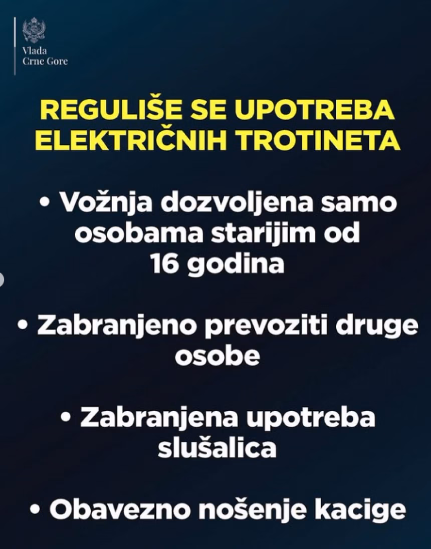 Nove mjere bezbjednosti u saobraćaju