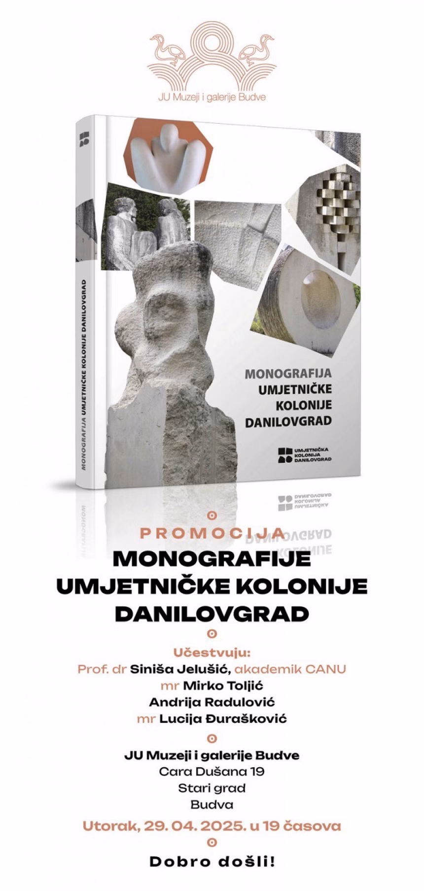 Promocije Monografije umjetničke kolonije Danilovgrad u Budvi