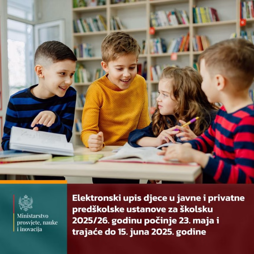 Počeo elektronski upis u vrtiće