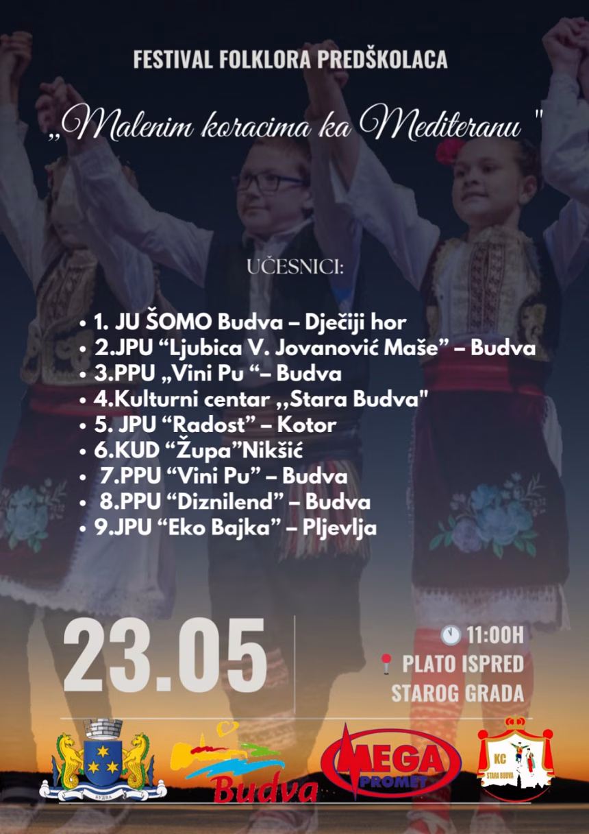 KUD „Stara Budva“ organizuje festival folklora