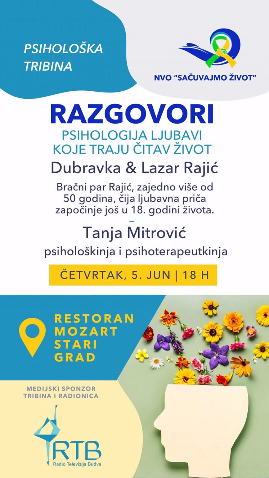 Ovog četvrtka o psihologiji ljubavi ispred Starog grada