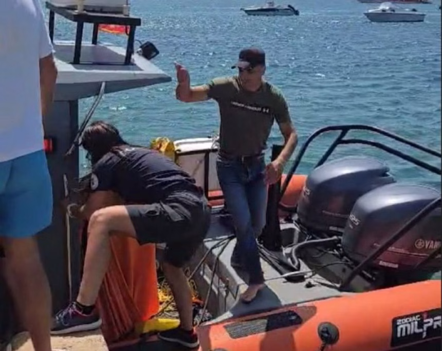 Evakuisan muškarac sa nepristupačne plaže kod Sutomora