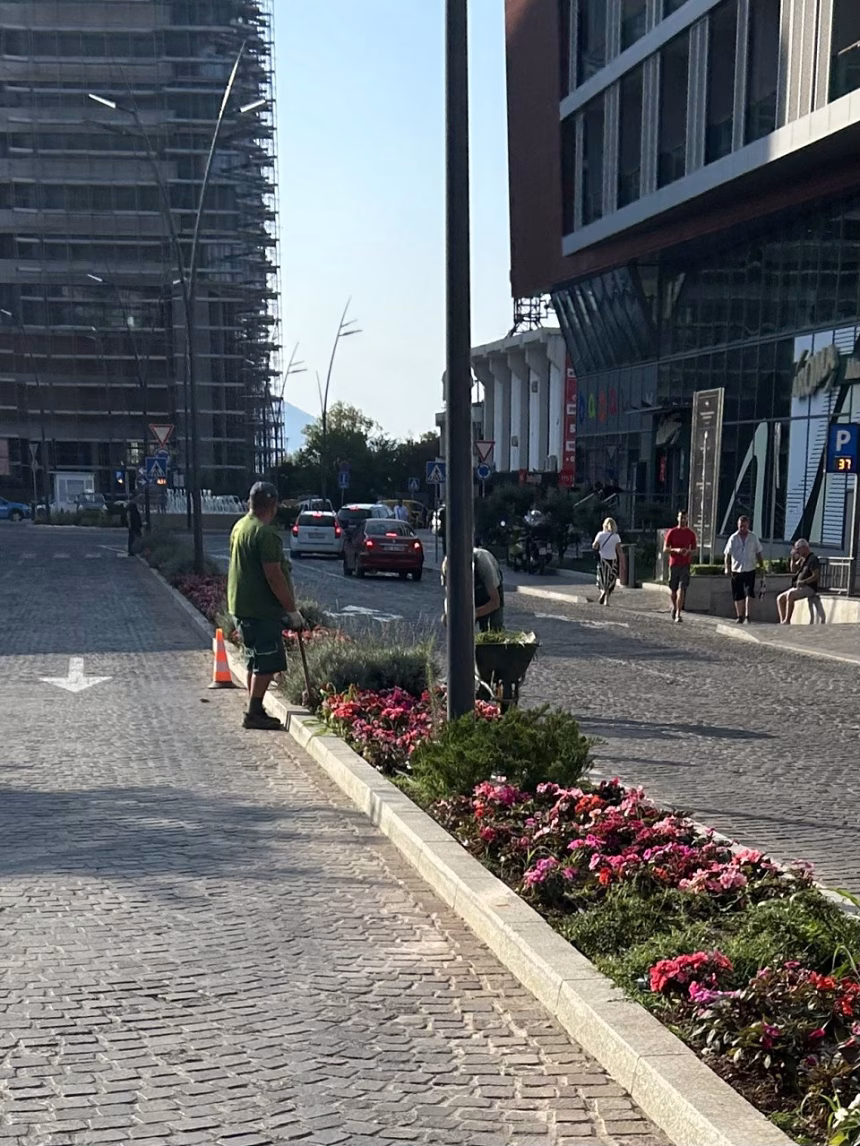 Komunalno postavlja klupe kod stadiona, u toku održavanje zelenih površina