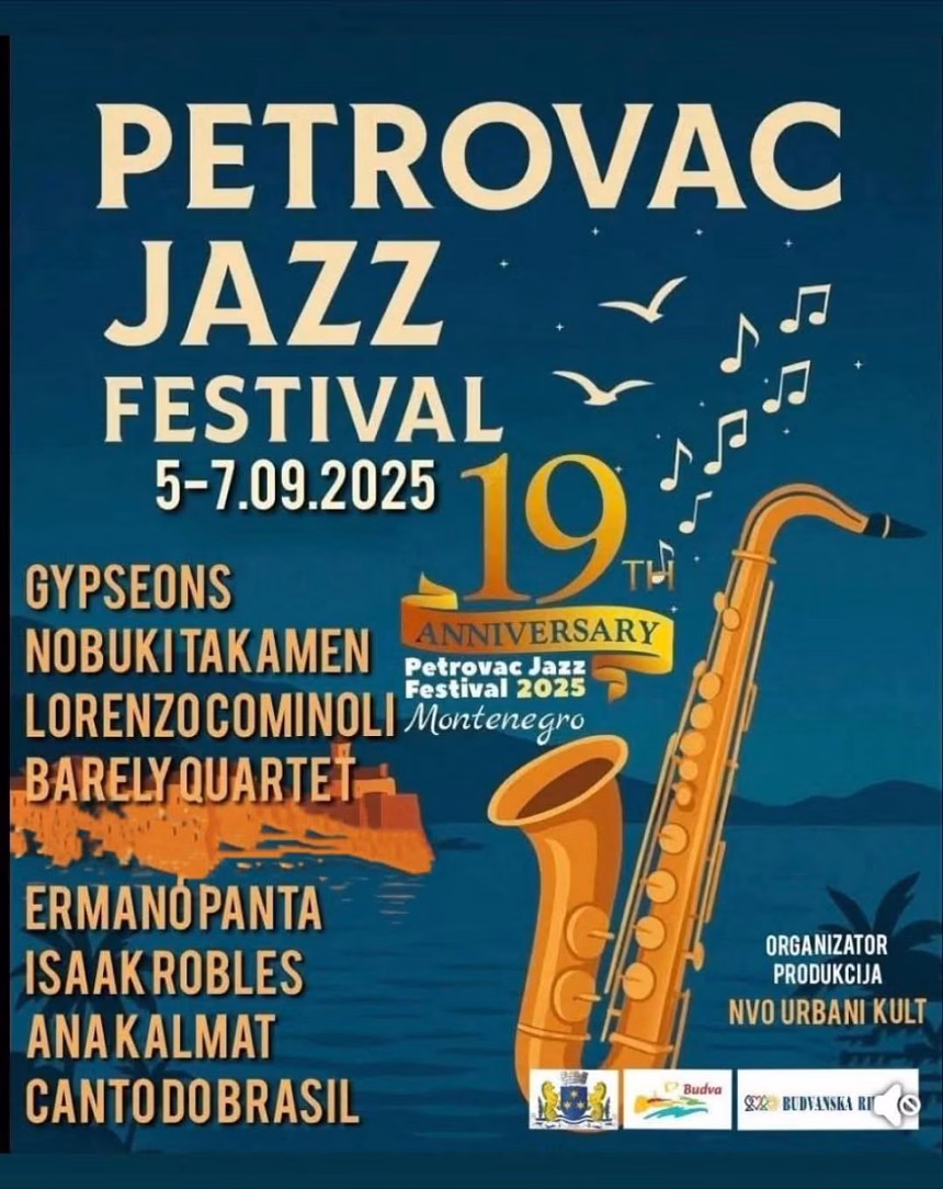 Petrovac i Budva i ove godine epicentri jazz i reggae zvuka: Renomirani muzičari iz 15 zemalja u Crnoj Gori od 5. do 10. septembra