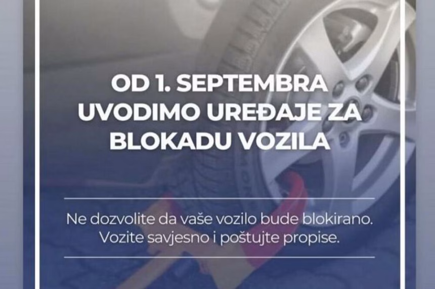 Podgorica: ”Kandža” na točak ako ne platite korišćenje parkinga