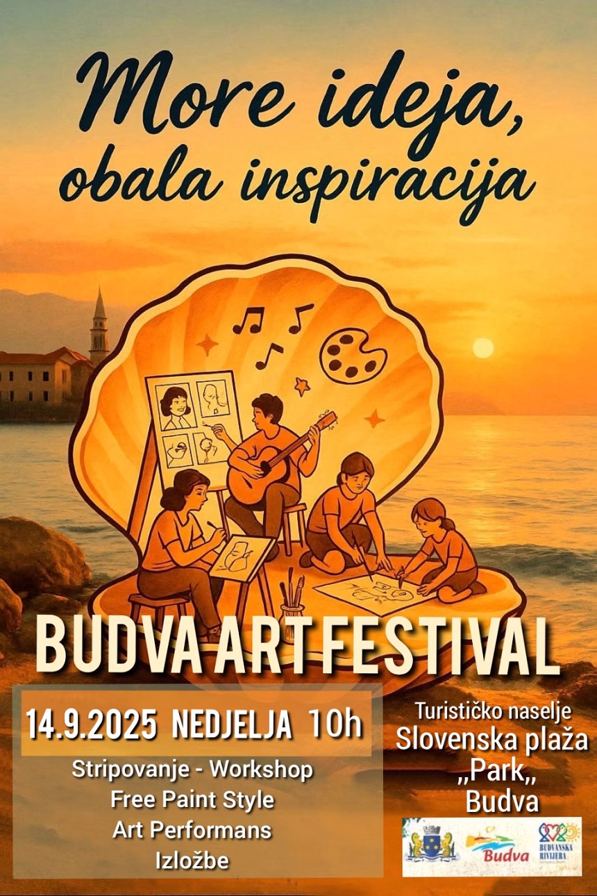Budva Art Festival – nastavak 14. septembra u TN Slovenska plaža