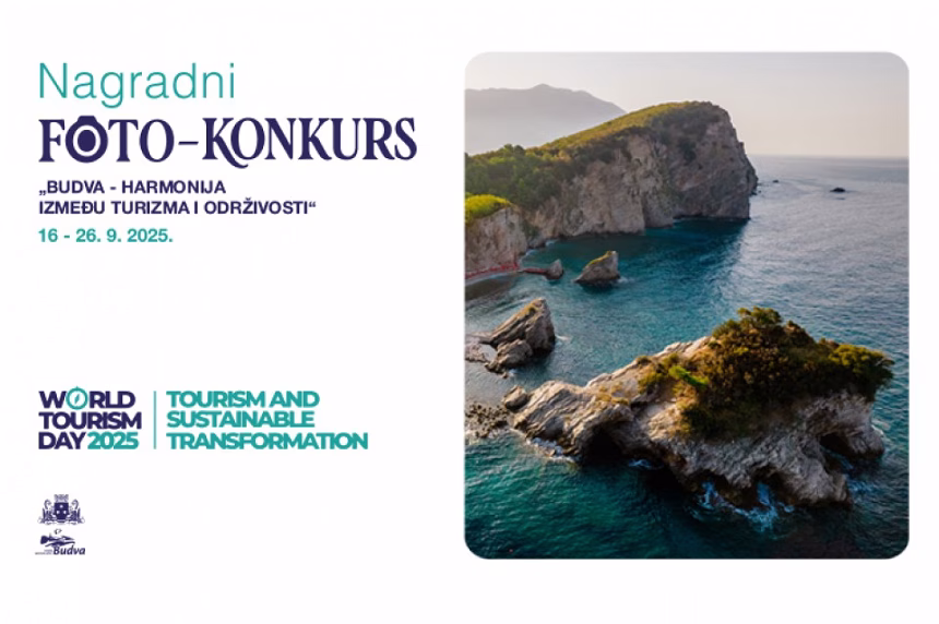 TO Budva Svjetski dan turizma obilježava nagradnim foto-konkursom „Budva – harmonija između turizma i održivosti“