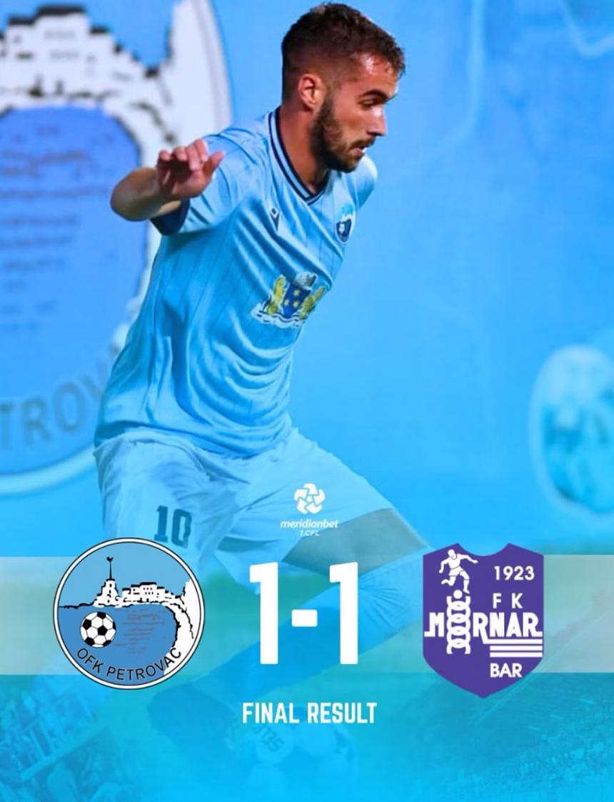 Zorić promašio pobjedu Mornara