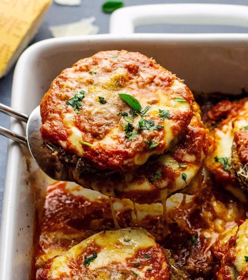 Pečeni patlidžan sa mocarelom