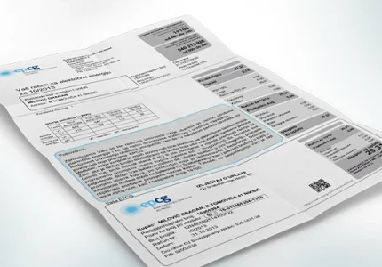 Prosječan decembarski račun 46,75 EUR